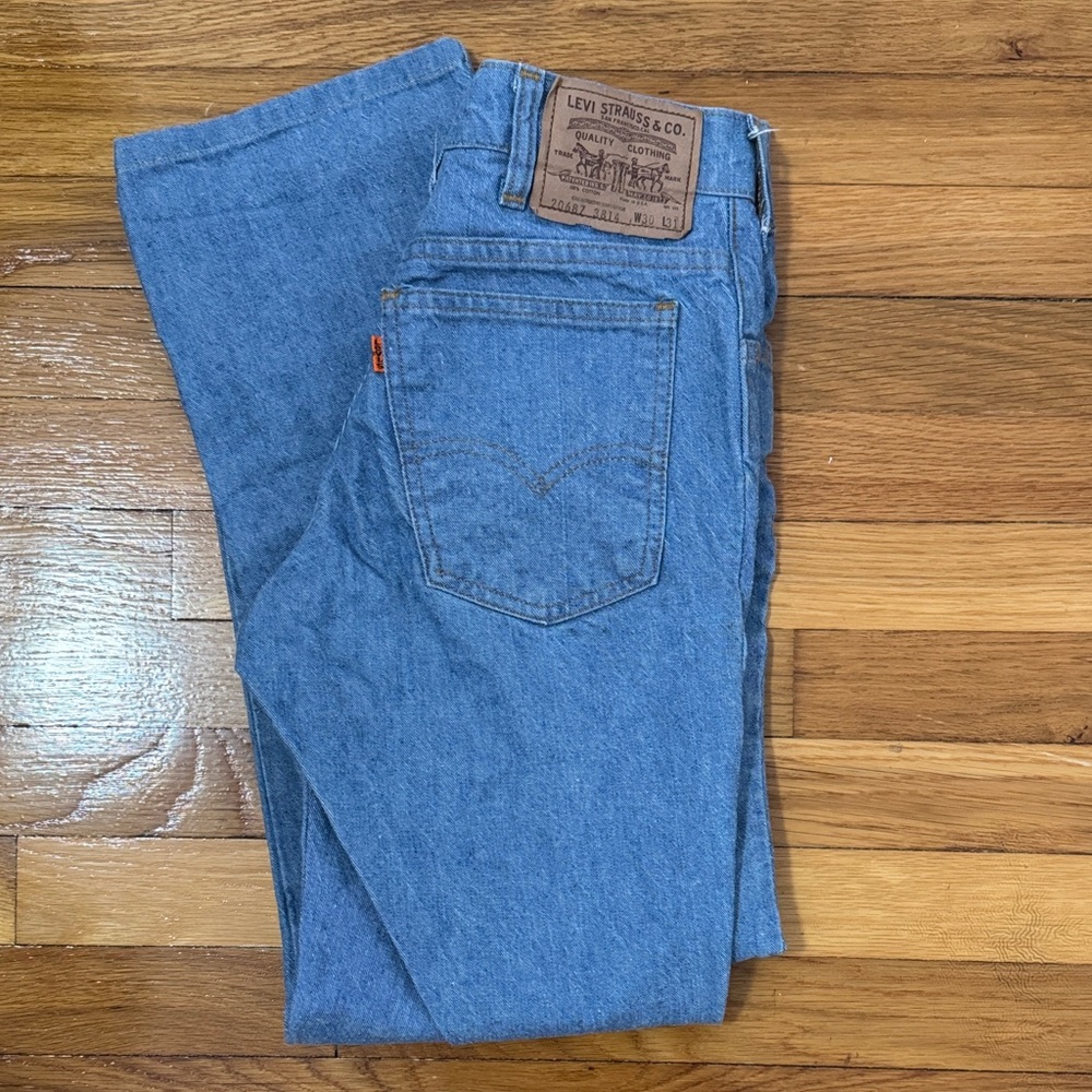Levi's Orange Tab Blue Jeans